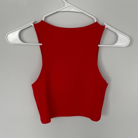 Red Zara crop top - Picture 3 of 3